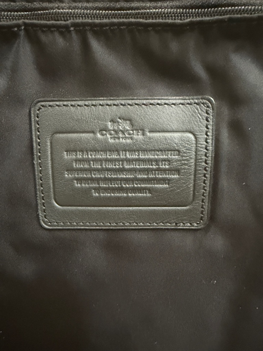 Coach travel garment  bag- like new. - Picture 6 of 10